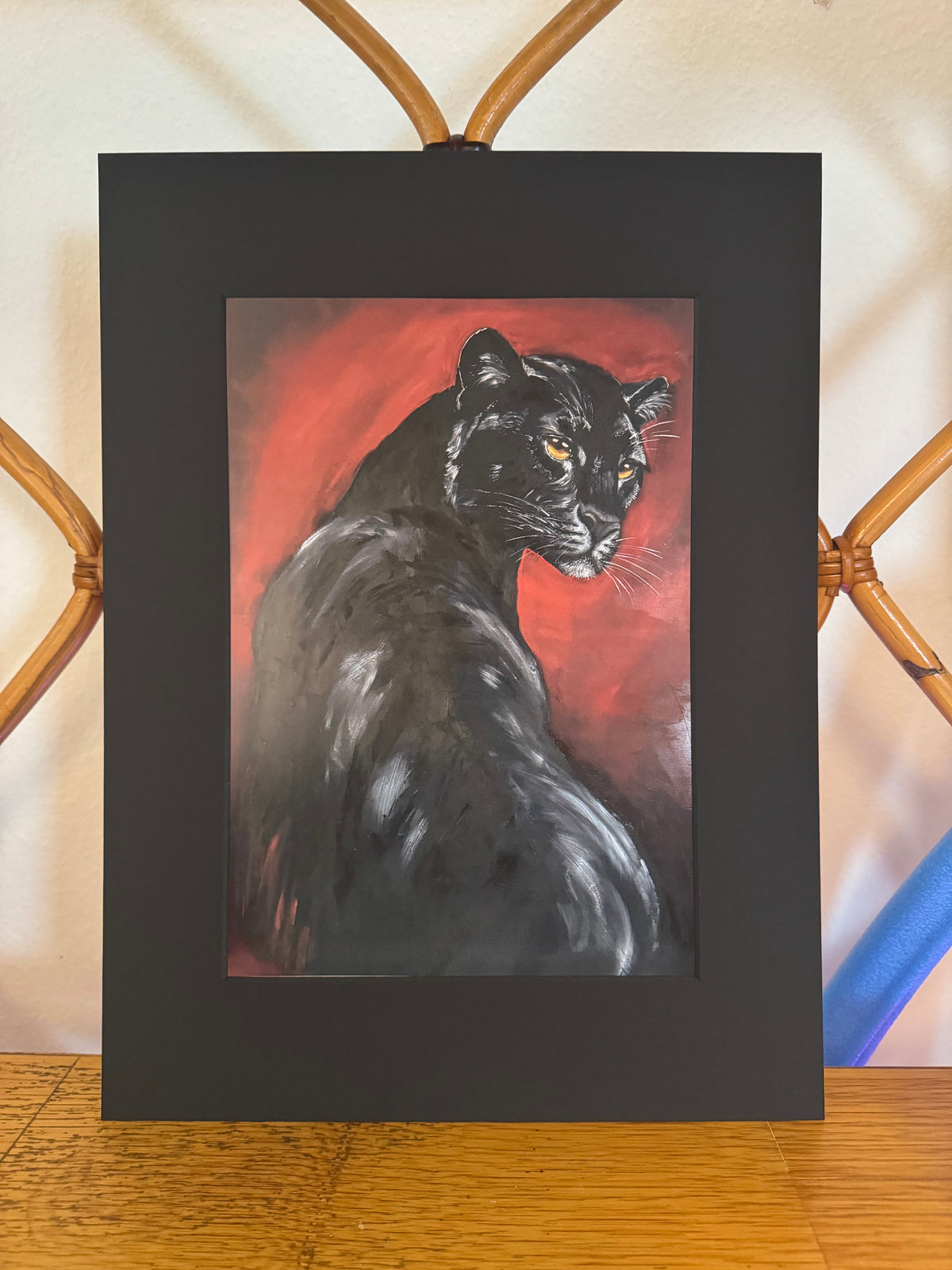 King of the Dark – Black Panther Art Print