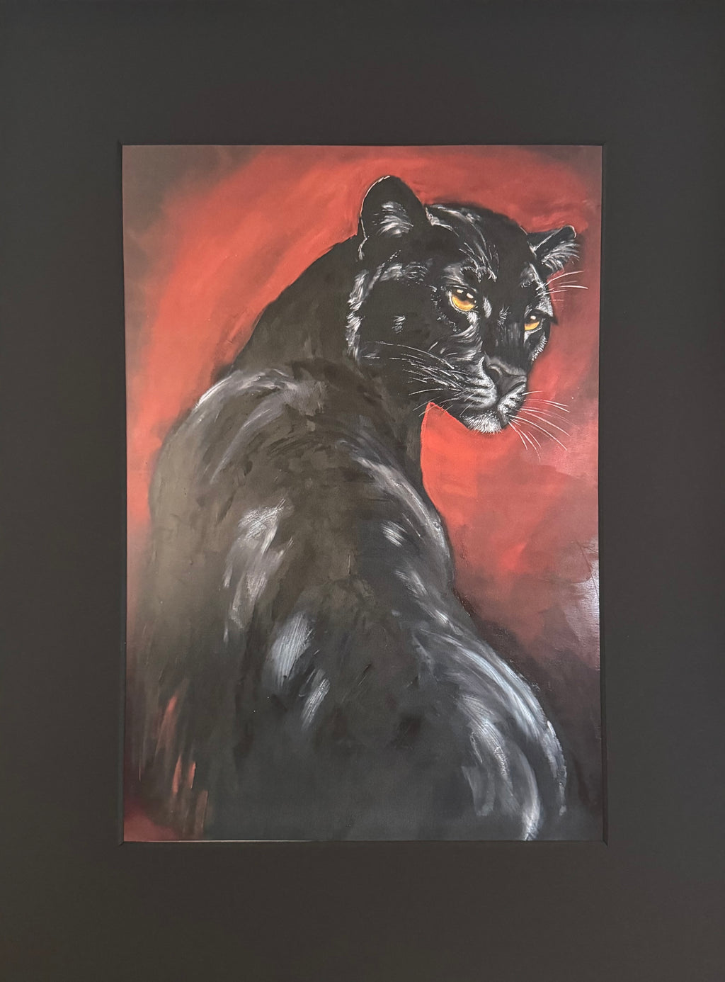 King of the Dark – Black Panther Art Print